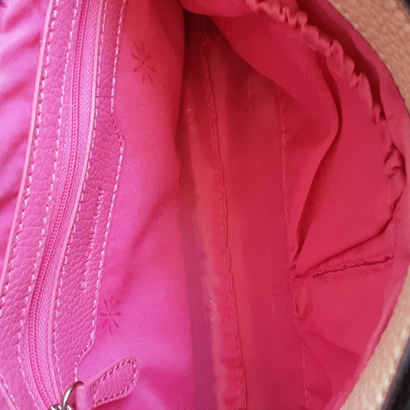 Isaac Mizrahi Leather Shoulder/Crossbody Bag - Picture 6 of 8